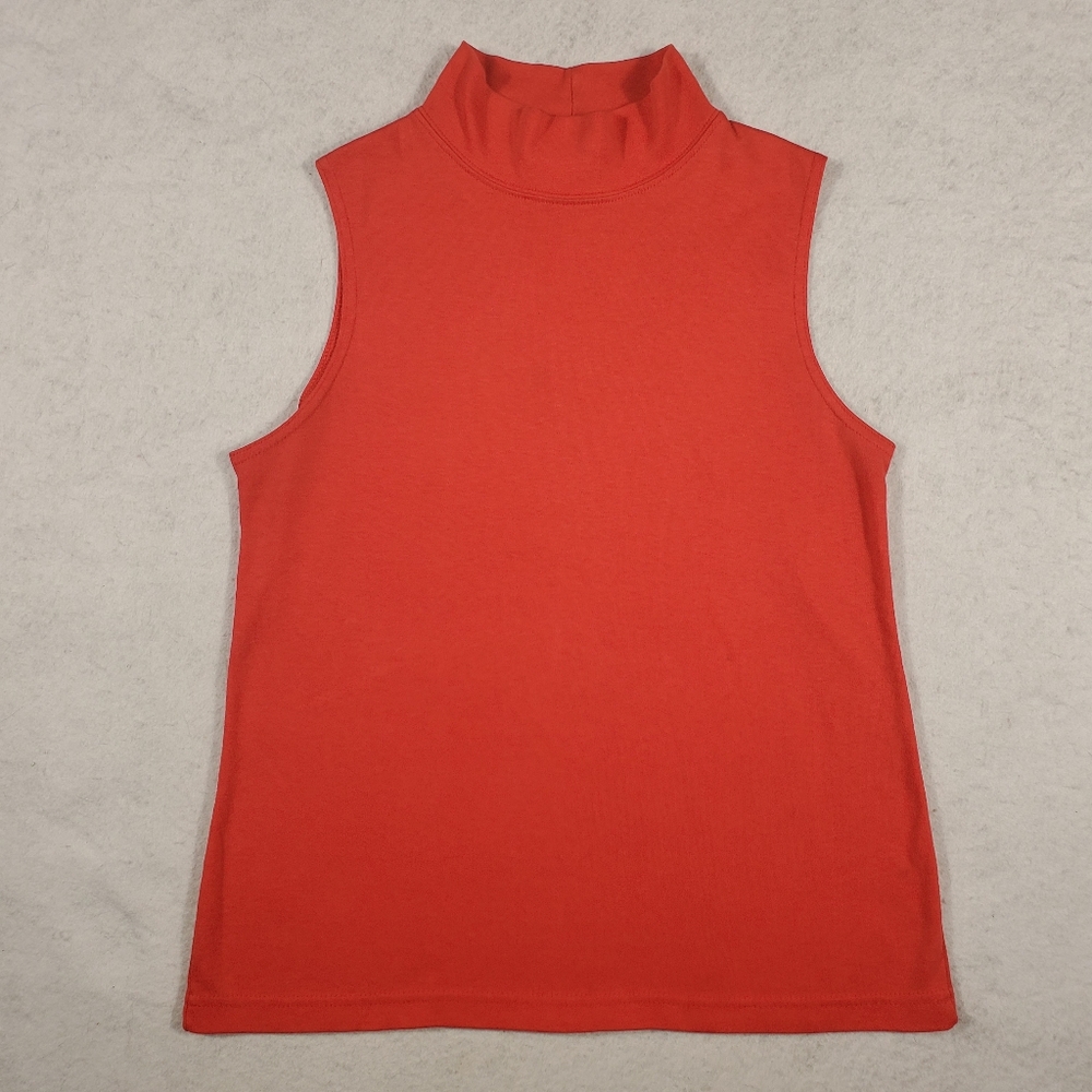 Vintage Marc Anthony Women's Turtleneck Tank Top Sleeveless Shirt Made In USA